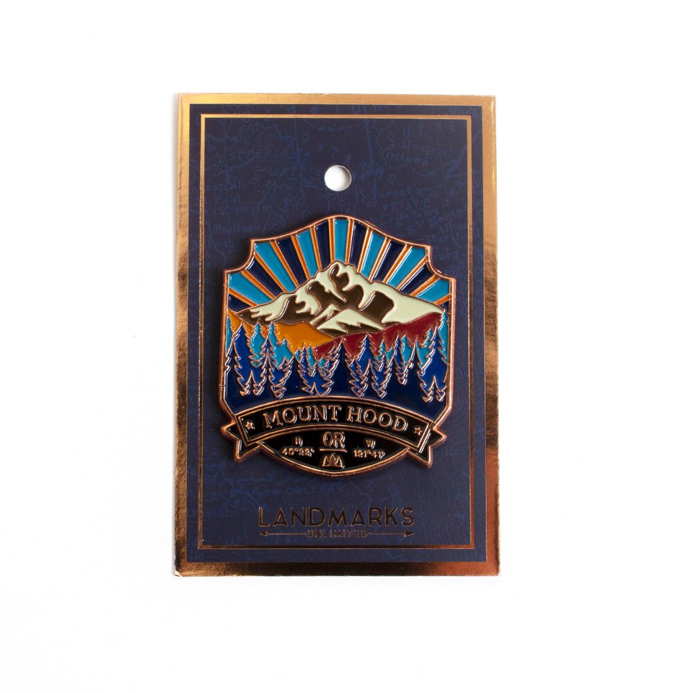 PNW/Oregon Spirit, Landmarks Unlimited, Magnets, Home & Auto, Enamel, Mount Hood, 626545